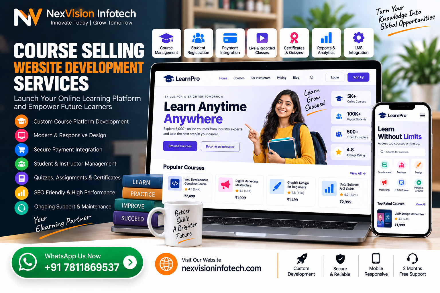 Course Selling Website Development Services