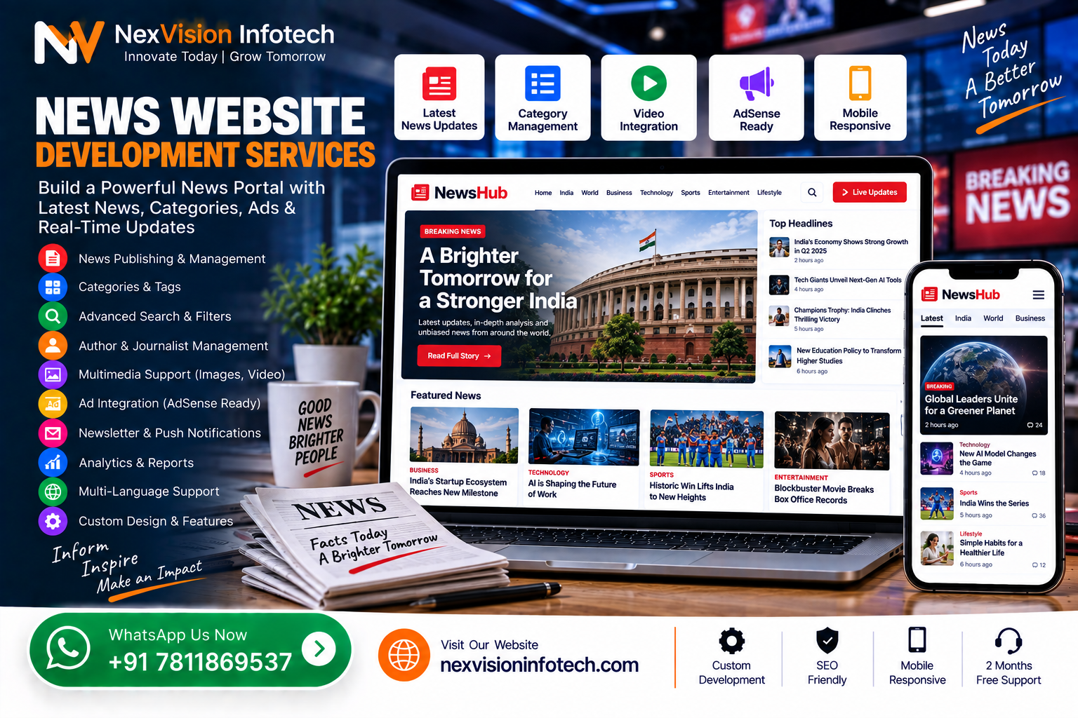 News Website Development Services